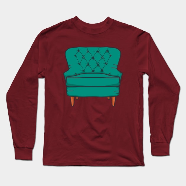 upholstered chair Long Sleeve T-Shirt by Jump.Design